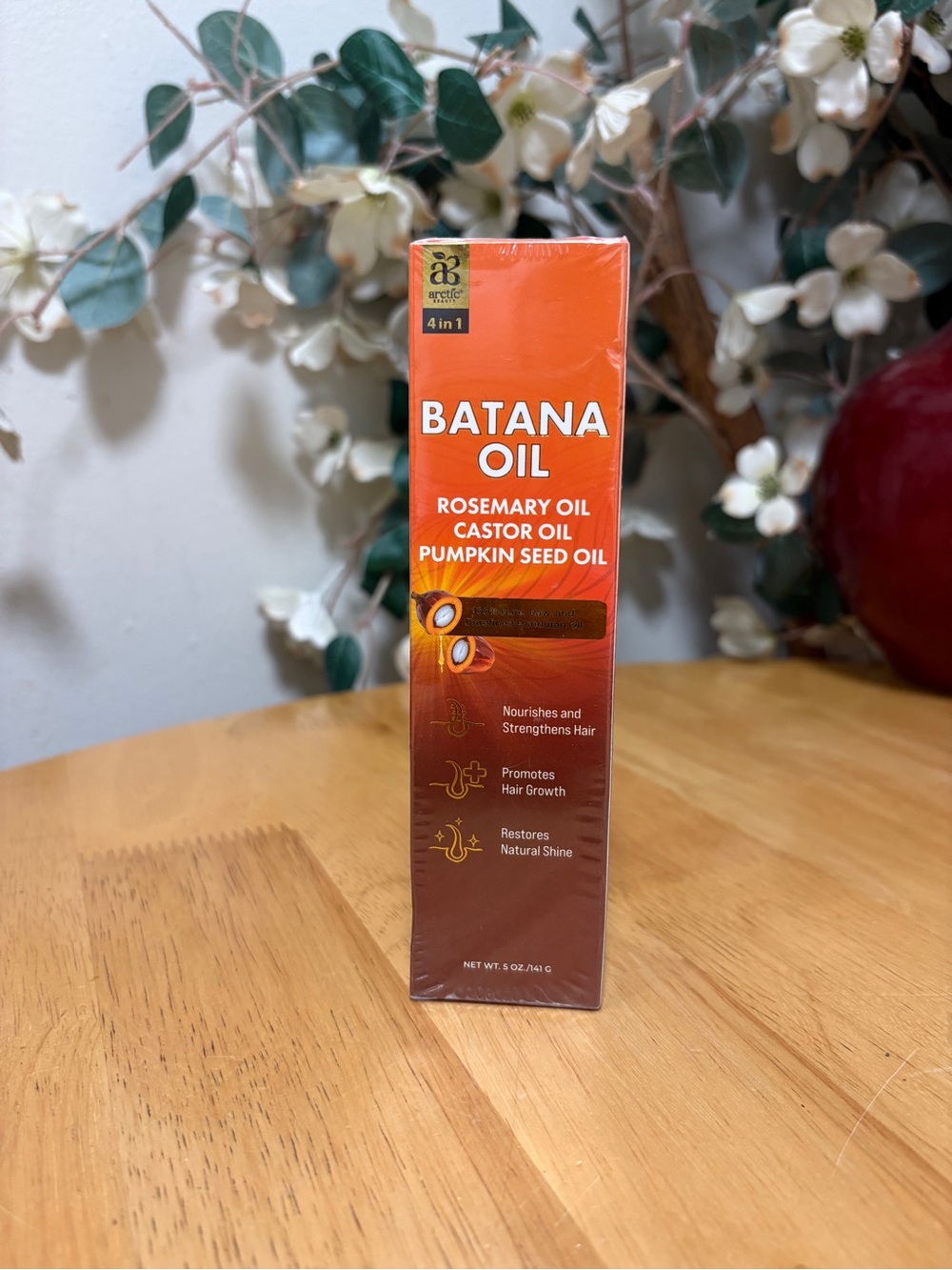Arctic Beauty 4 in 1 Pure, Raw, Unrefined Batana Oil, full Sz 5oz, BNIB, Sealed